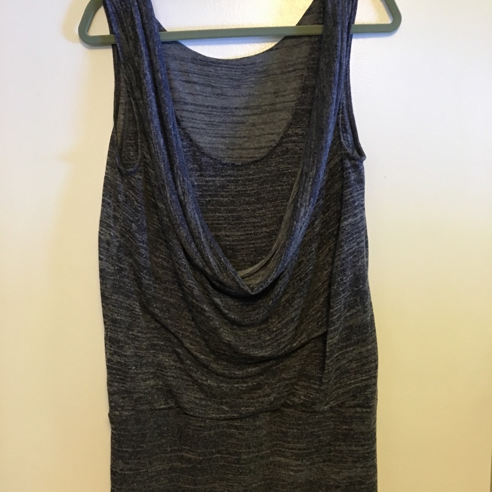 Scoop back tunic